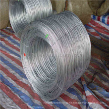 Precio barato alambre de hierro galvanizado en caliente, alambre electro galvanizado de China